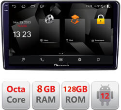 Nakamichi Navigatie Alfa Romeo 159 2005-2011 Nakamichi NAM5960PRO 8GB+128GB Android 12 (Kit-alfa159+EDT-NAM5960PRO-A9Z)