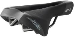 Selle Italia ST 3 Superflow anatomikus komfort nyereg, 270x160 mm, fekete-szürke, OEM kiszerelés