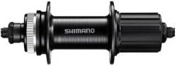 Shimano Tourney FH-TX505-8 hátsó kerékagy kazettás lánckeréksorhoz, 32H, tárcsafékes (CenterLock), gyorszáras, gyorszár nélkül, fekete, OEM kiszerelés