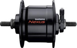 Shimano Nexus DH-C3000-3N dinamós első kerékagy (agydinamó), 32H, csavaros, felnifékes, 6V, 3W, fekete, OEM kiszerelés