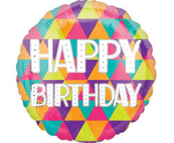 anagram Szülinapi lufi 18" 45cm Happy Birthday (LUFI150549)