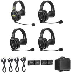 Saramonic Solutie intercom completa Saramonic WiTalk WT4S4xbat, 4 pers, Full-Duplex 1.9GHz, single-ear (WITALK WT4S)