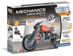 Clementoni Mechanikus Műhely: Roadster & Dragster építőjáték (60955) (60955)