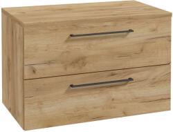 kielle Vega - Dulap bază cu blat inclus, pentru lavoar 80x50x46 cm, stejar auriu 50018S811 (50018S811)