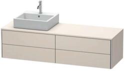 Duravit XSquare - Dulap pentru lavoar 160x55x40 cm, 4 sertare, Taupe Matt XS4914L8383 (XS4914L8383)