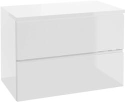 kielle Oudee - Dulap bază cu blat inclus, pentru lavoar 80x55x46 cm, alb lucios 50002S820 (50002S820)
