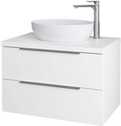 kielle Idolio - Dulap bază cu balt inclus, pentru lavoar 80x54x50 cm, cu decupaj, alb lucios 50024800 (50024800)