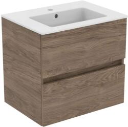 Ideal Standard Eurovit - Dulap cu lavoar, 55x60x44 cm, 2 sertare, nuc R0572Y9 (R0572Y9)