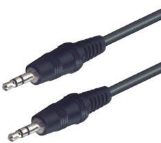  Audió kábel, 3, 5mm sztereó dugó-3, 5mm sztereó dugó, 1, 5m (A 51) (A 51)