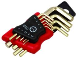 ENDRES-TOOLS szikramentes imbuszkulcs készlet 5/64-3/8" 10 részes 0250002S (0250002S)