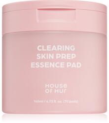 House of Hur Clearing Skin Prep Essence Pad ексфолиращи почистващи възглавнички с хидратиращ ефект 140ml
