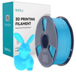 Sunlu Filament 3D Sunlu PLA Glow In The Dark 1.24g/cmp Albastru (PLA Glow TB)
