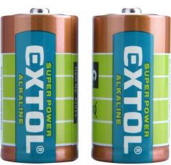 Extol elem készlet 1, 5 V, LR14, 2 db (42014) (42014)
