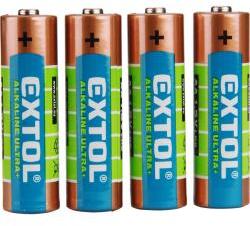 Extol elem készlet 1, 5 V AA, LR6 4db (42011) (42011)