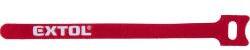 Extol Premium kábelkötegelő 12, 0×200mm, tépőzárás 30db piros (8856292) (8856292)