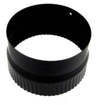  Füstcső szűkítő fi 120/130 0, 8mm fekete (13665) (13665)