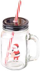 Perfect Home Bögre szívószállal karácsony-télapó (13290) (13290)
