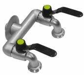 AquaJet by Colortap kerti csap dupla 1/2"- 3/4" x 3/4" (00464L) (37693)