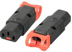 ASSMANN Conector IEC C13 pentru terminare cu IEC LOCK+ (IEC-PA130100BK)