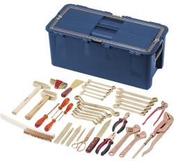 ENDRES-TOOLS szikramentes teknikus szerszámkészlet 44 részes, műanyag ládában 7250006S (7250006S)