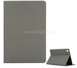 Gigapack Huawei MediaPad M6 10.8 LTE / MediaPad M6 10.8 WIFI GIGAPACK Tok álló, bőr hatású FLIP, textil hatás, SZÜRKE (GP-89476) (GP-89476)