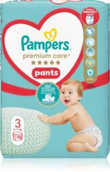 Pampers Premium Care Pants Size 3 scutece de unică folosință tip chiloțel 6-11 kg 70 buc