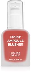 House of Hur Moist Ampoule Blusher fard de obraz lichid culoare 05 Peach Coral 20 ml