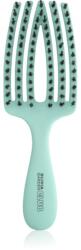 Olivia Garden Club The Nomad Detangling&Shine Fingerbrush perie de tip paletă pentru păr Mint 1 buc
