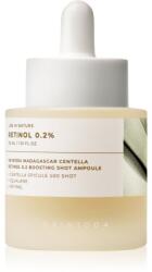 SKIN1004 Lab In Nature Retinol 0.2% Boosting Shot Ampoule regeneráló ránctalanító szérum a bőr rugalmasságának növelésére 30 ml