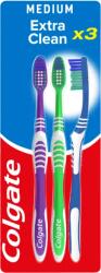 Colgate Extra Clean közepes fogkefe 3 db