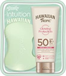 Hawaiian Tropic IC Glowing Protection Face Cream SPF50 50 ml + Wilkinson Intuition Mini mini borotva