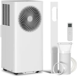 HomCom Aparat de aer condiționat portabil 9000 BTU 4-în-1 răcire dezumidificator ventilator mod somn pentru 33 m2 Alb | Aosom Romania (823-087V91WT)