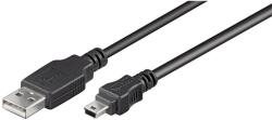 Goobay USB Mini USB Átalakító Fekete 3m 50768 (50768)