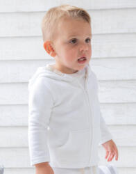 BabyBugz Gyerek kapucnis hosszú ujjú kabát BabyBugz Baby Hoodie 18-24, Poros kék Organik