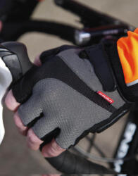Result Uniszex kesztyű Result Spiro Summer Gloves M, Szürke/Fekete