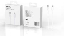 Pepita Кабел за зарядно устройство за iPhone 20W USB-C/Lightning 1m - бял (Pepita-iPhone-cable-c-type-Lightning-white)