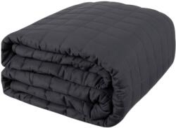 Ruhhy 24427 Anti-stressz súlyozott takaró 10 kg, 200 × 220 cm szürke (24427)