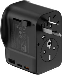 CELLECT de voiaj adapter 65W 2 USB-C 1 USB-A UK/CN/EU negru (5999112893967)