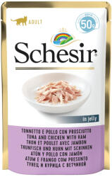 Schesir Schesir Tonhal csirkével és sonkával zselében 50 g