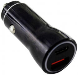 IWH Kettős USB-C autós töltőcsatlakozó 2.1A Terhelhetőség max. =2.1 A 12 V, 24 V (019053) (019053) - aqua