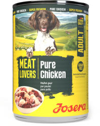 Josera 6x400g Josera Meatlovers Pure Csirke nedves kutyaeledel új design