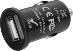 Eufab Mini USB töltőadapter Terhelhetőség max. =1 A Alkalmas univerzális 12 V-ról 5 V-ra, 24 V-ról 5 V-ra (16548) (16548) - aqua