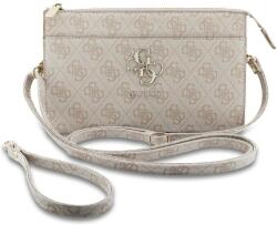 GUESS Geanta Clutch Guess 4G Big Logo, 21 x 13.5 x 3.5 cm, Roz (3666339609825)