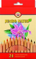 KOH-I-NOOR Jumbo Natur Coloured Pencils Set creioane colorate 24 buc (<![CDATA[2174N24001KZ]]>)