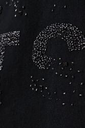 AllSaints уголемена тениска дамска от памук STACKS (W151JE)