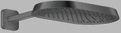 Hansgrohe Dus fix 370x220, 1jet, cu brat de dus, antracit periat (Brushed Black Chrome), Axor ShowerSphere 39748340 39748340 (39748340)