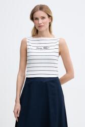 Tommy Hilfiger top pentru femei, din bumbac cu elastan 9BY2-TSDZT0_00X (WW0WW50947)