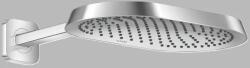 Hansgrohe Dus fix 370x220, 1jet, cu brat de dus, crom lucios, Axor ShowerSphere 39748000 39748000 (39748000)