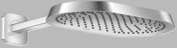 Hansgrohe Dus fix 370x220, 1jet, EcoSmart, cu brat de dus, crom lucios, Axor ShowerSphere 39749000 39749000 (39749000)