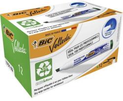 BIC Marker pentru tablă albă și flipchart, 1, 1-5, 6 mm, vârf teșit, BIC "Velleda ecolutions", verde
